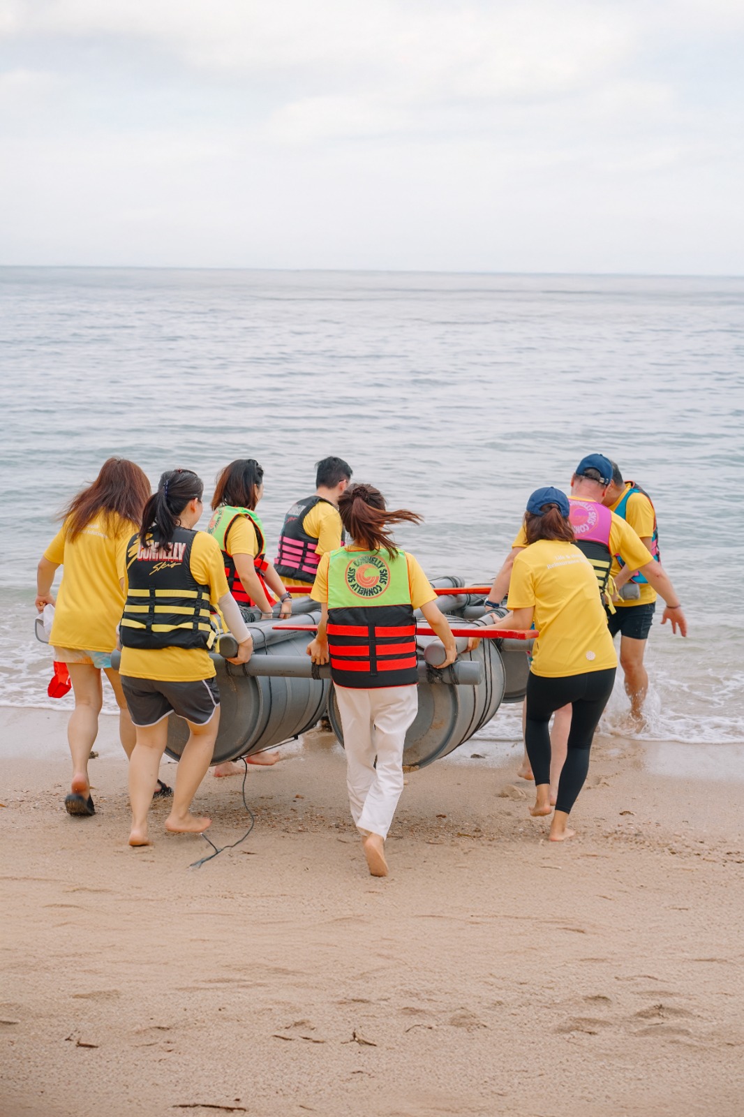 Collaborative team building exercise documentation by Batam-based team